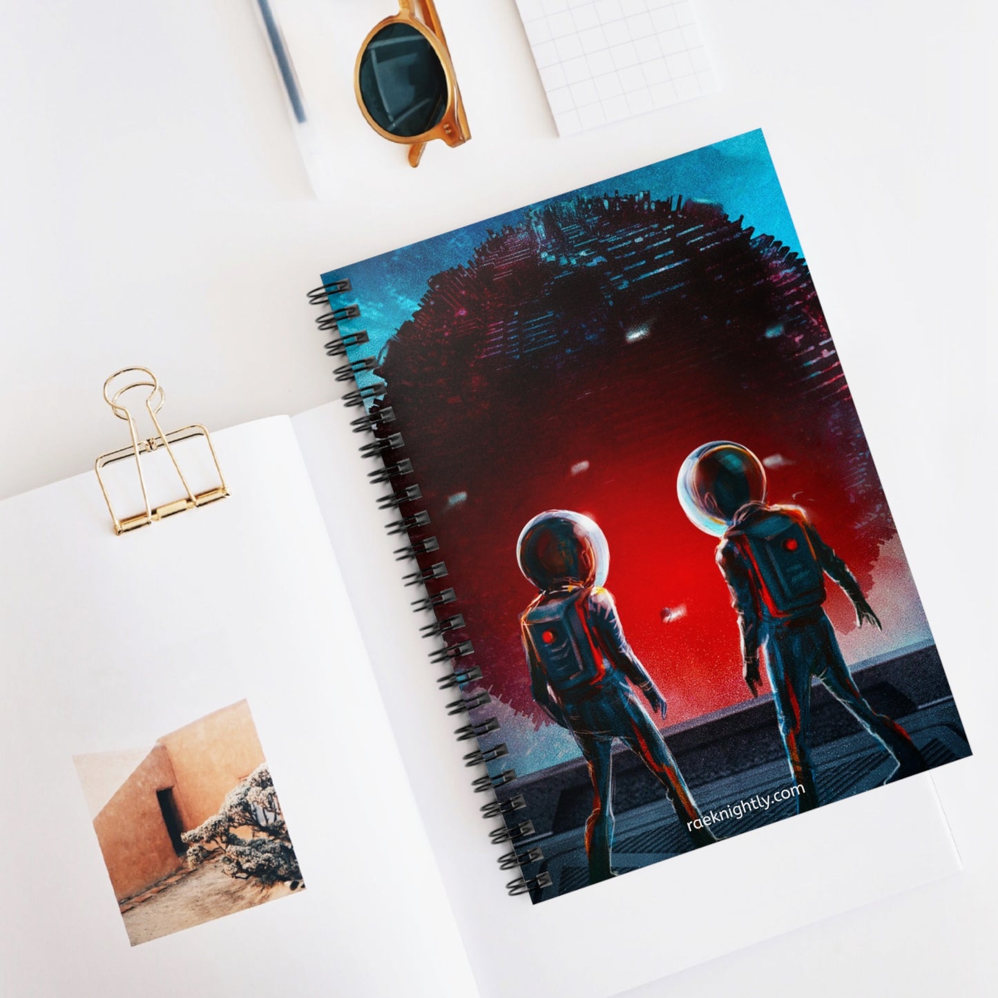 Spiral Notebook - Ruled Line - Lost Space Treasure