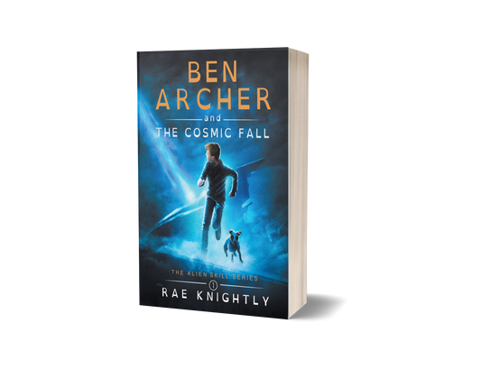 "Ben Archer and the Cosmic Fall, Book 1" – PAPERBACK - DYSLEXIC FONT