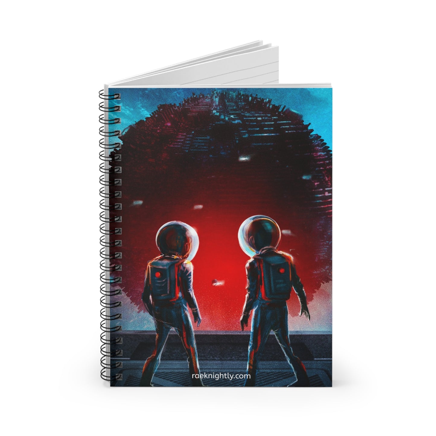 Spiral Notebook - Ruled Line - Lost Space Treasure