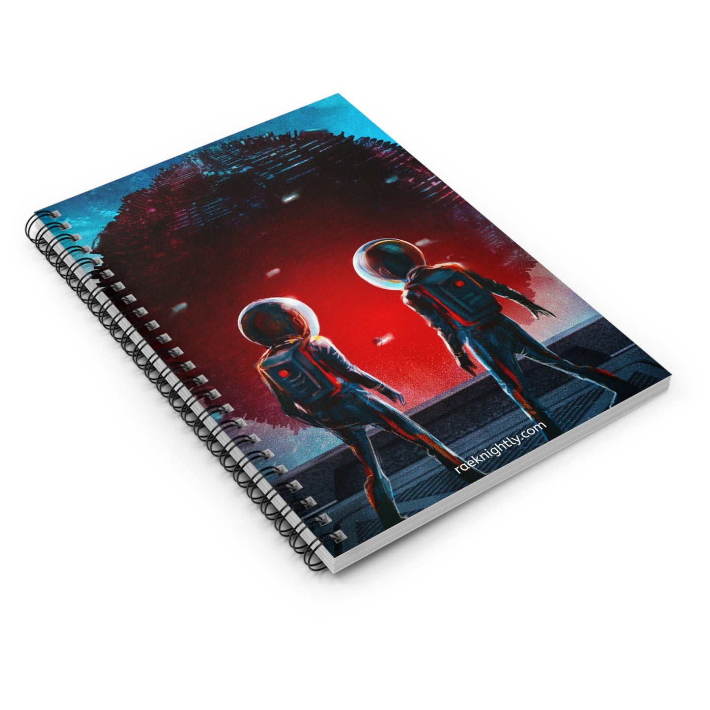 Spiral Notebook - Ruled Line - Lost Space Treasure